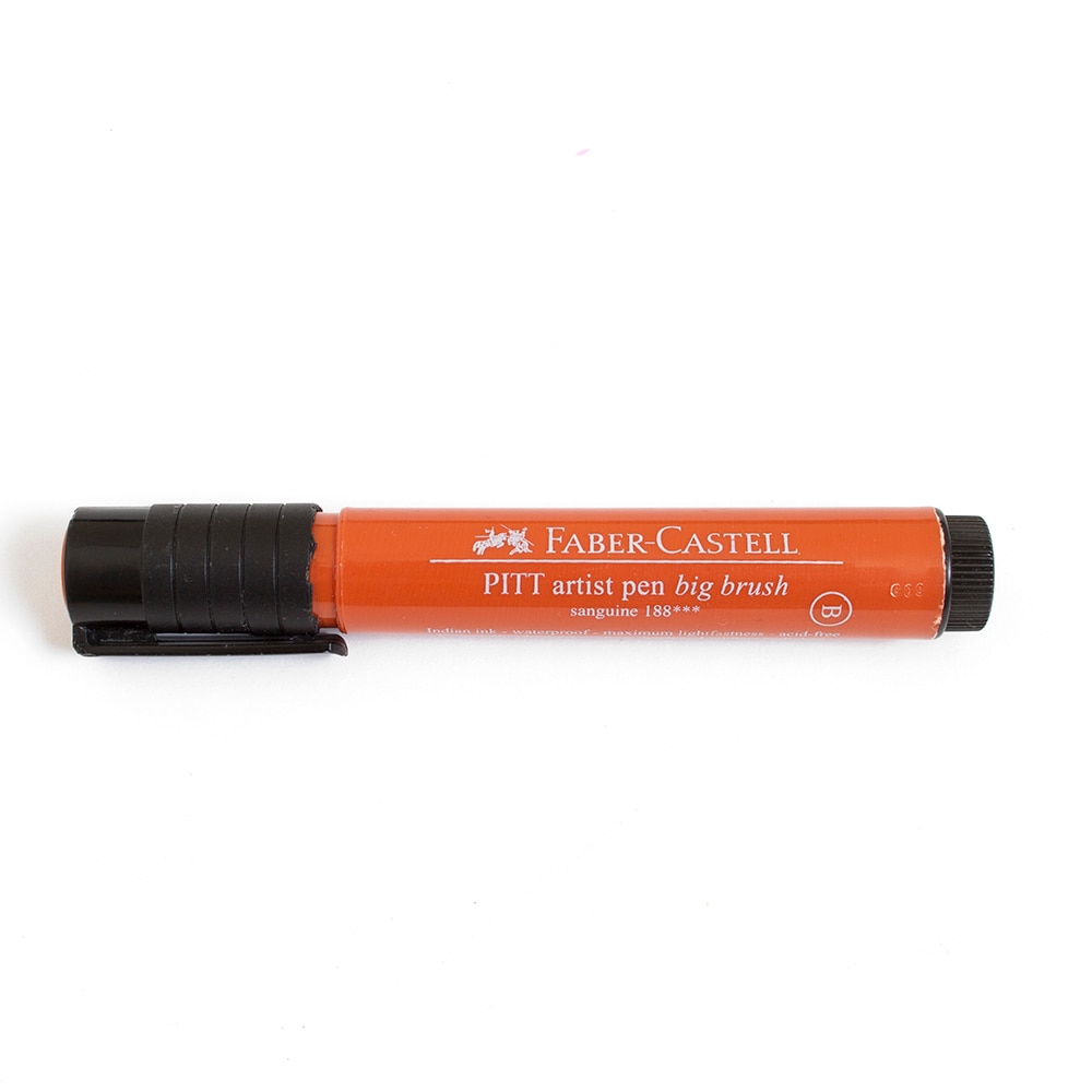 Faber Castell, Pitt, Artist, Big, Brush Pen, Sanguine